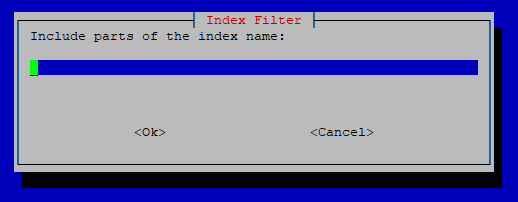Фильтрация архивированных индексов